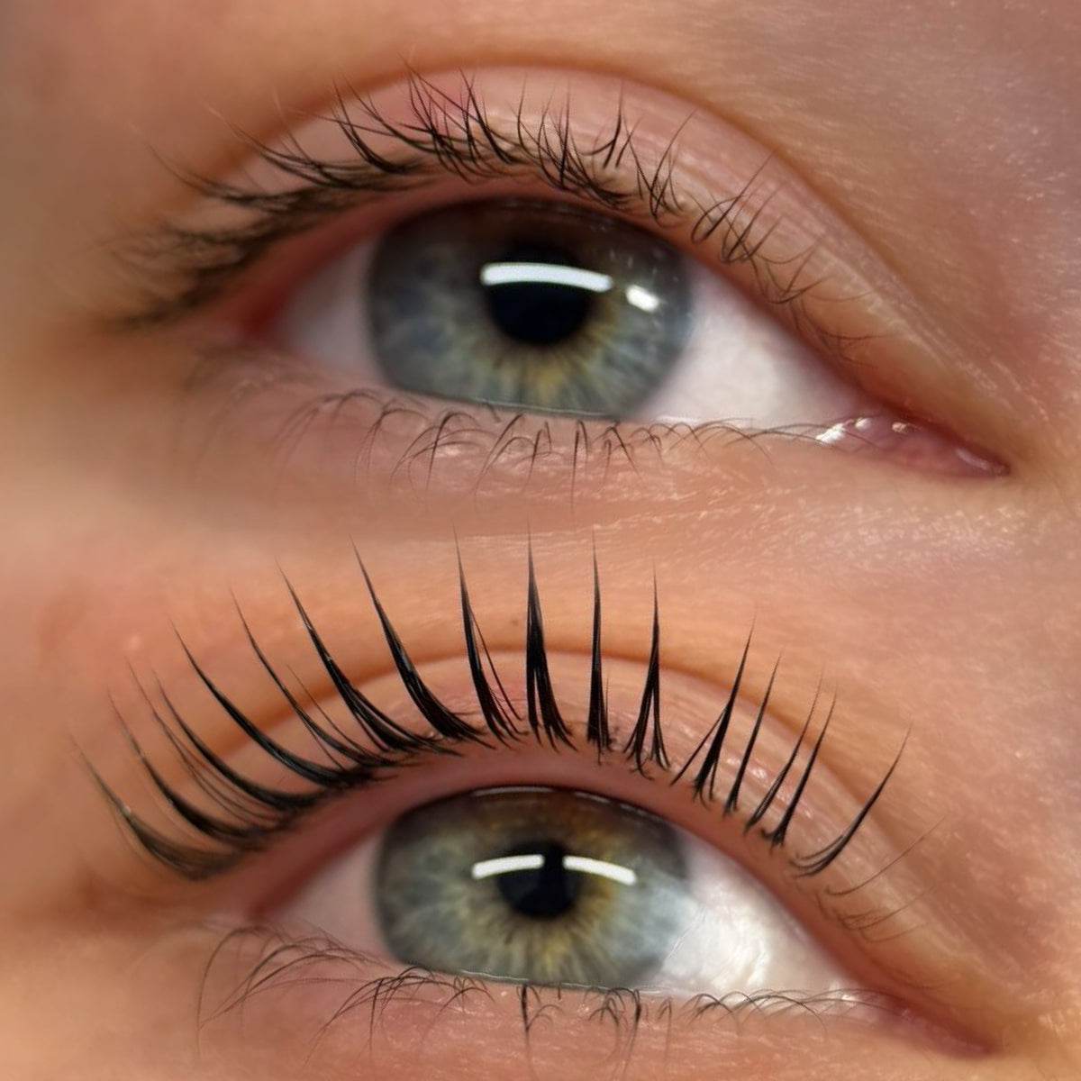 Before and After Brik and Pearl Lash lift