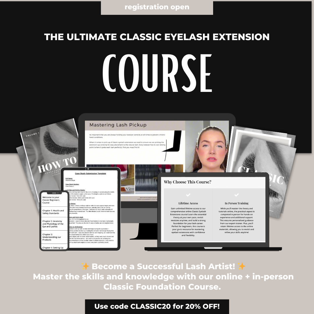 Online Course for Classic Eyelash Extensions