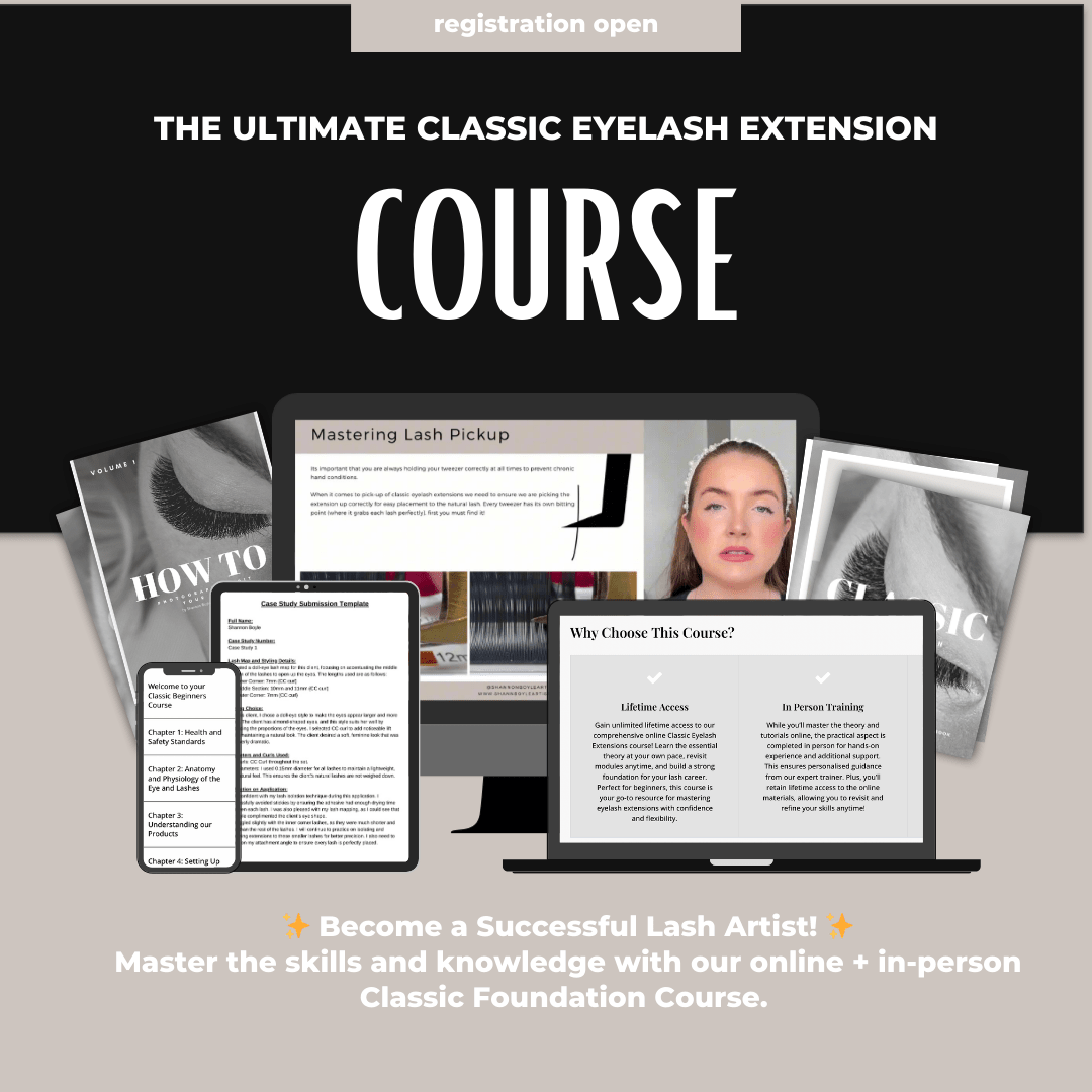 In Person Classic Foundation Lash Training - Shannon Boyle