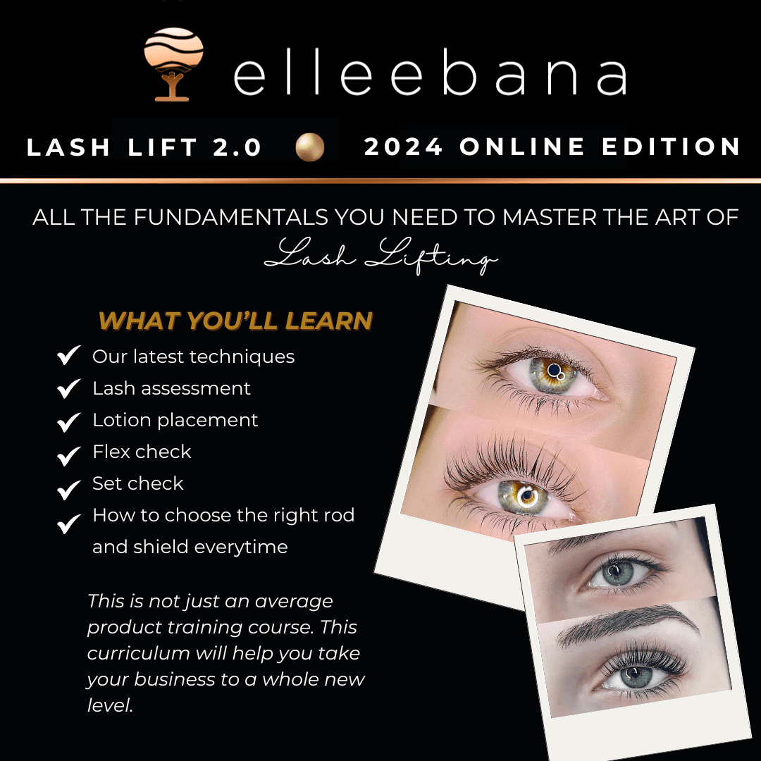 Online - Elleebana One Shot Lash Lift Course - Shannon Boyle