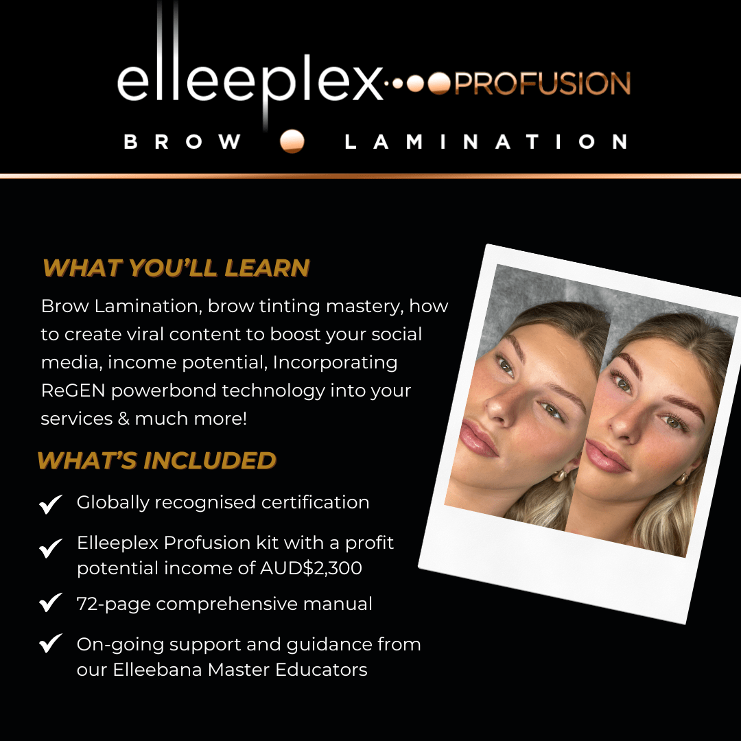 Online - Elleeplex Profusion Brow Lamination Course - Shannon Boyle