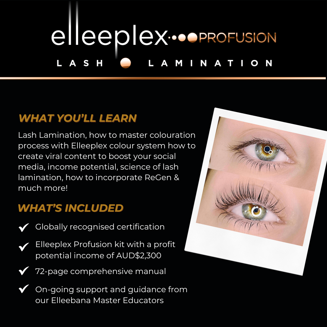 Online - Elleeplex Profusion Lash Lamination Course - Shannon Boyle