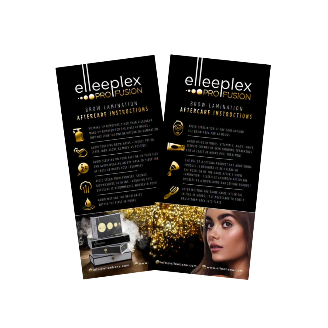 Elleeplex Profusion Aftercare Leaflets Pack