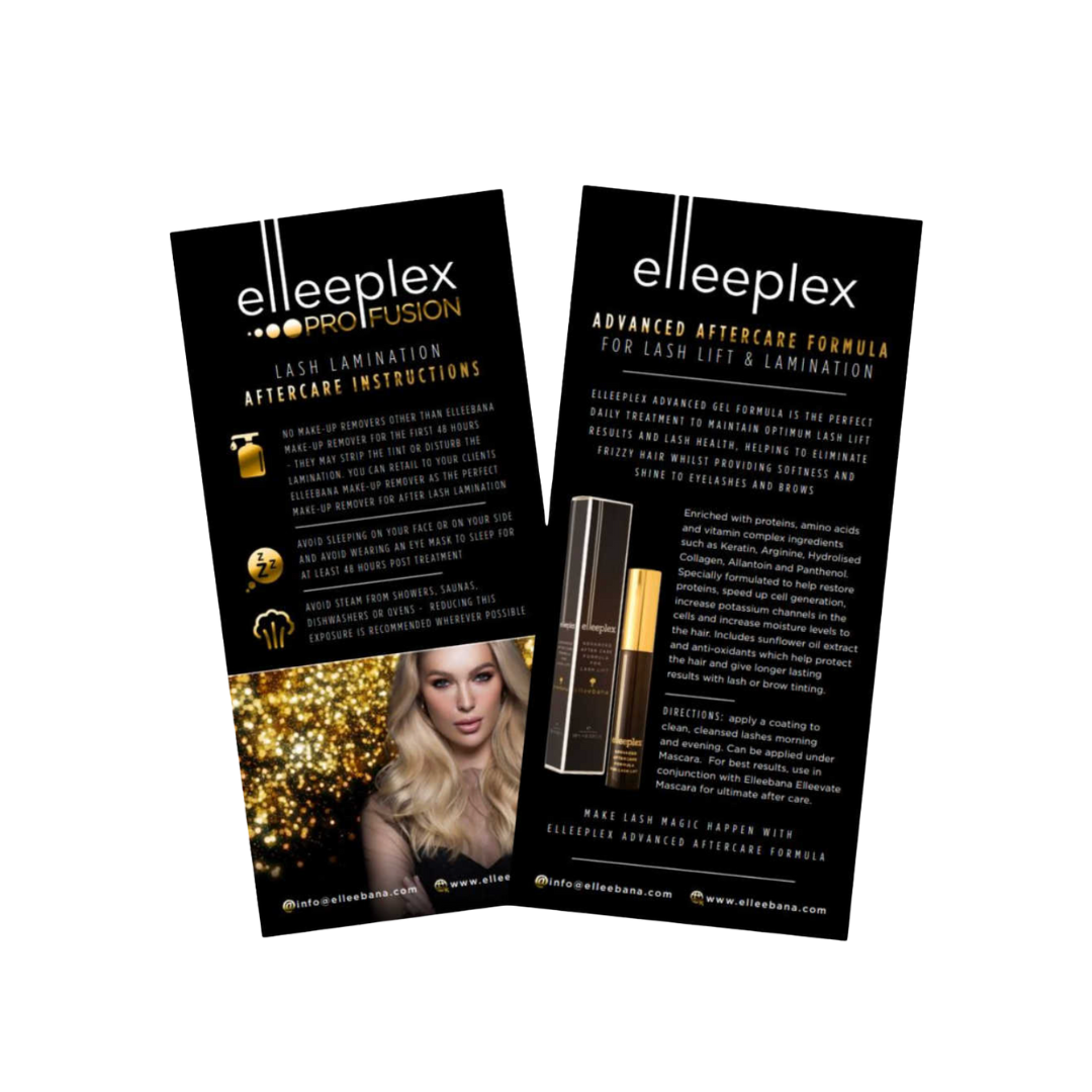 Elleeplex Profusion Aftercare Leaflets Pack