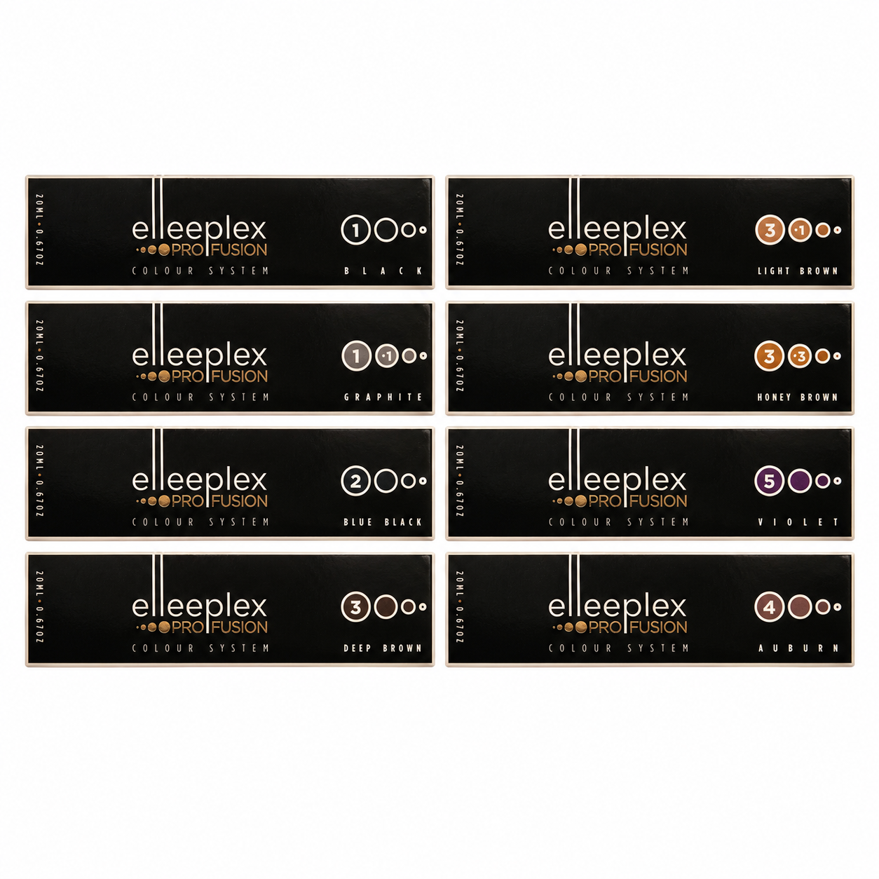Elleeplex Profusion Professional Lash & Long-Lasting Brow Tints by Elleebana | 7 Shades 20ml
