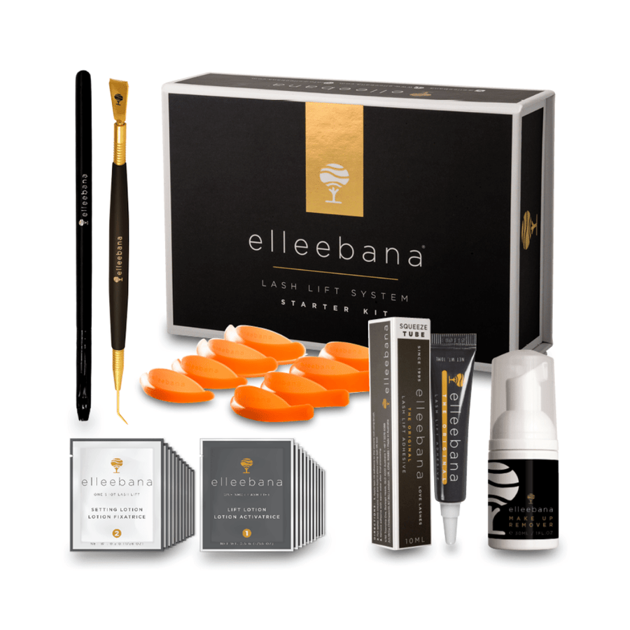 Elleebana One Shot Lash Lift Kit | Fast Processing Lash Lift System | Beginners Starter Kit
