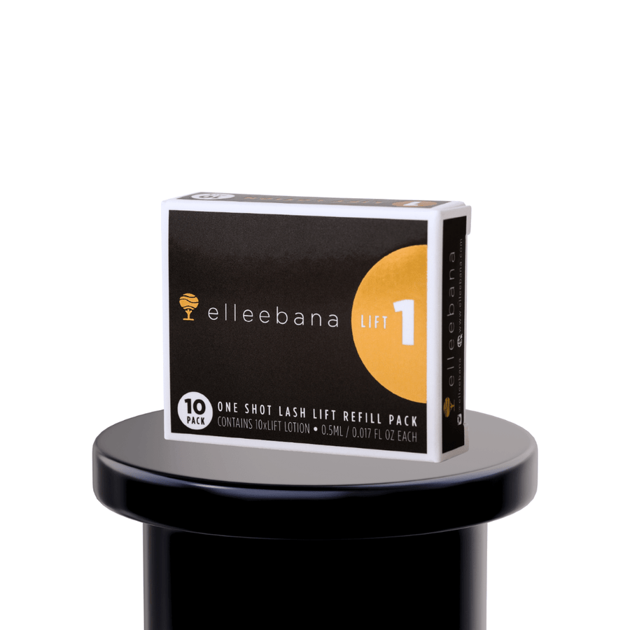 One Shot Elleebana Lash Lift Step 1 Only Lift Lotion Refill | Professional Eyelash Perming Sachets (10 Pack)