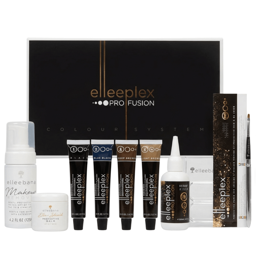 Elleeplex Lash & Brow Tint Kit by Elleebana | Professional Eyebrow & Eyelash Tinting System 4 Colours
