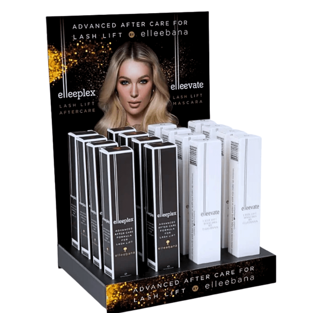 Elleebana Retail Display with Lash Lift Aftercare - Shannon Boyle